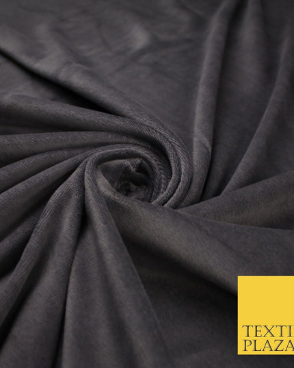 26 COLOURS - MIX VARIETY Plain Velvet Velour Fabric Stretch Dress Craft 54"-81"