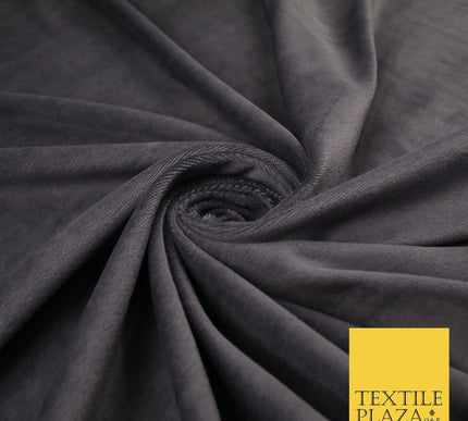 26 COLOURS - MIX VARIETY Plain Velvet Velour Fabric Stretch Dress Craft 54"-81"
