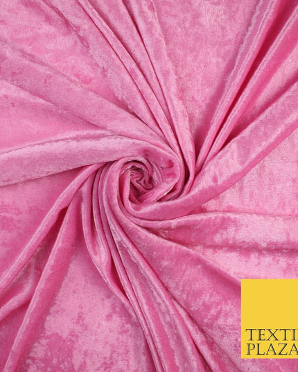 26 COLOURS - MIX VARIETY Plain Velvet Velour Fabric Stretch Dress Craft 54"-81"