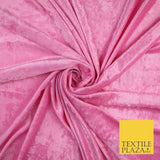 26 COLOURS - MIX VARIETY Plain Velvet Velour Fabric Stretch Dress Craft 54"-81"