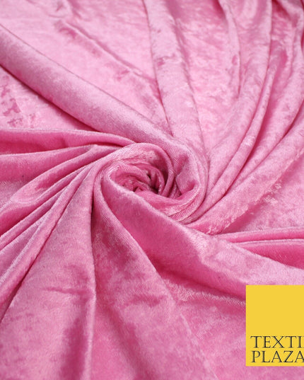 26 COLOURS - MIX VARIETY Plain Velvet Velour Fabric Stretch Dress Craft 54"-81"