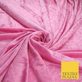26 COLOURS - MIX VARIETY Plain Velvet Velour Fabric Stretch Dress Craft 54"-81"