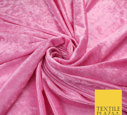 26 COLOURS - MIX VARIETY Plain Velvet Velour Fabric Stretch Dress Craft 54"-81"