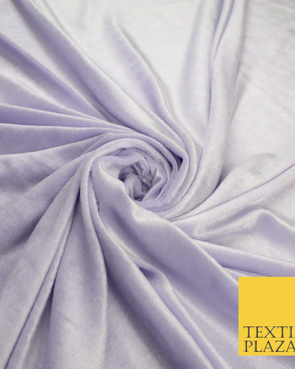 26 COLOURS - MIX VARIETY Plain Velvet Velour Fabric Stretch Dress Craft 54"-81"