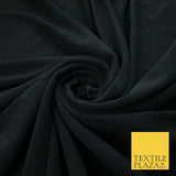 26 COLOURS - MIX VARIETY Plain Velvet Velour Fabric Stretch Dress Craft 54"-81"