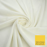 26 COLOURS - MIX VARIETY Plain Velvet Velour Fabric Stretch Dress Craft 54"-81"