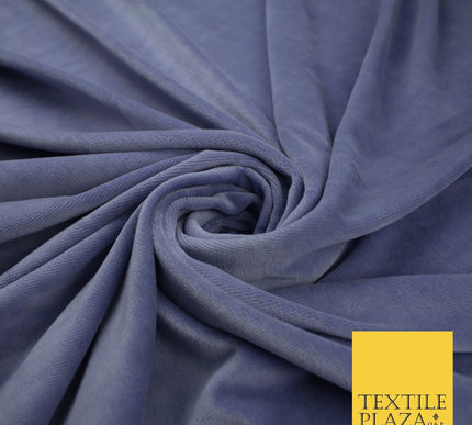 26 COLOURS - MIX VARIETY Plain Velvet Velour Fabric Stretch Dress Craft 54"-81"