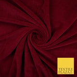 26 COLOURS - MIX VARIETY Plain Velvet Velour Fabric Stretch Dress Craft 54"-81"