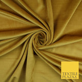 26 COLOURS - MIX VARIETY Plain Velvet Velour Fabric Stretch Dress Craft 54"-81"
