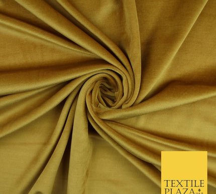26 COLOURS - MIX VARIETY Plain Velvet Velour Fabric Stretch Dress Craft 54"-81"