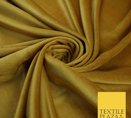 26 COLOURS - MIX VARIETY Plain Velvet Velour Fabric Stretch Dress Craft 54"-81"