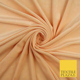 26 COLOURS - MIX VARIETY Plain Velvet Velour Fabric Stretch Dress Craft 54"-81"