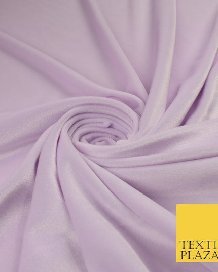 26 COLOURS - MIX VARIETY Plain Velvet Velour Fabric Stretch Dress Craft 54"-81"