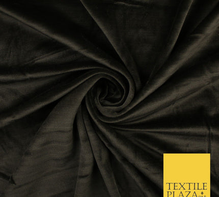26 COLOURS - MIX VARIETY Plain Velvet Velour Fabric Stretch Dress Craft 54"-81"