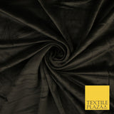 26 COLOURS - MIX VARIETY Plain Velvet Velour Fabric Stretch Dress Craft 54"-81"