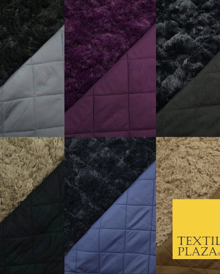 6 COLOURS - Premium Super Soft Cuddle Fur Short Pile Fluffy Fabric Coats Blanket