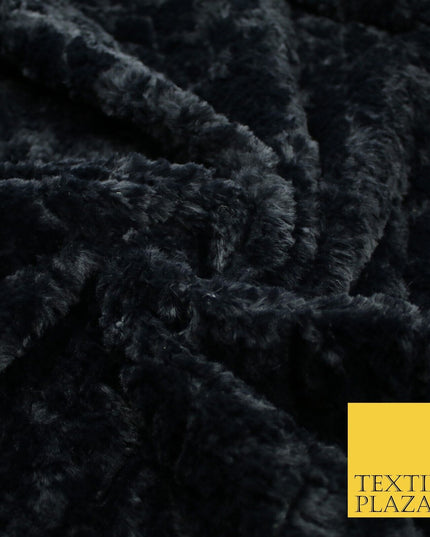 6 COLOURS - Premium Super Soft Cuddle Fur Short Pile Fluffy Fabric Coats Blanket