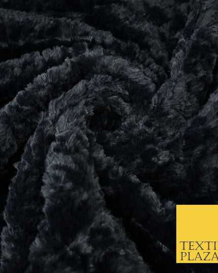 6 COLOURS - Premium Super Soft Cuddle Fur Short Pile Fluffy Fabric Coats Blanket