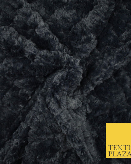 6 COLOURS - Premium Super Soft Cuddle Fur Short Pile Fluffy Fabric Coats Blanket