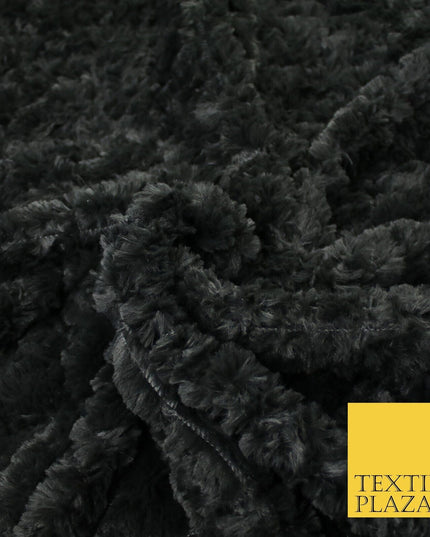 6 COLOURS - Premium Super Soft Cuddle Fur Short Pile Fluffy Fabric Coats Blanket