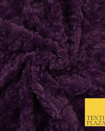 6 COLOURS - Premium Super Soft Cuddle Fur Short Pile Fluffy Fabric Coats Blanket