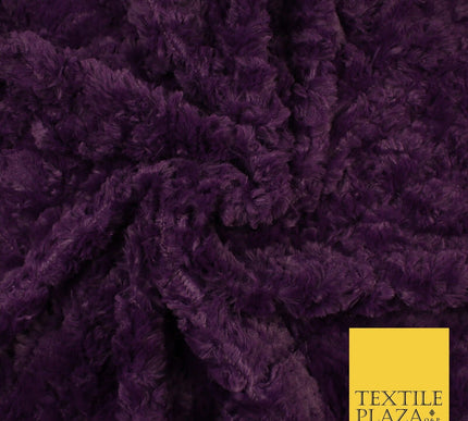 6 COLOURS - Premium Super Soft Cuddle Fur Short Pile Fluffy Fabric Coats Blanket