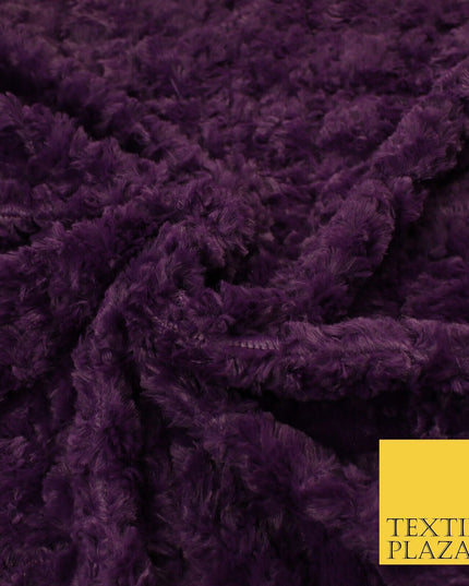 6 COLOURS - Premium Super Soft Cuddle Fur Short Pile Fluffy Fabric Coats Blanket