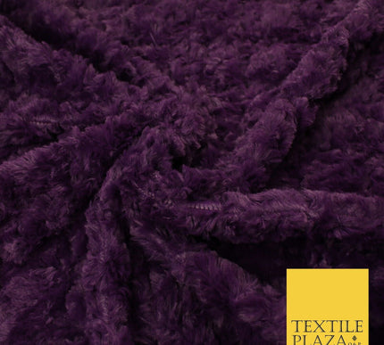 6 COLOURS - Premium Super Soft Cuddle Fur Short Pile Fluffy Fabric Coats Blanket