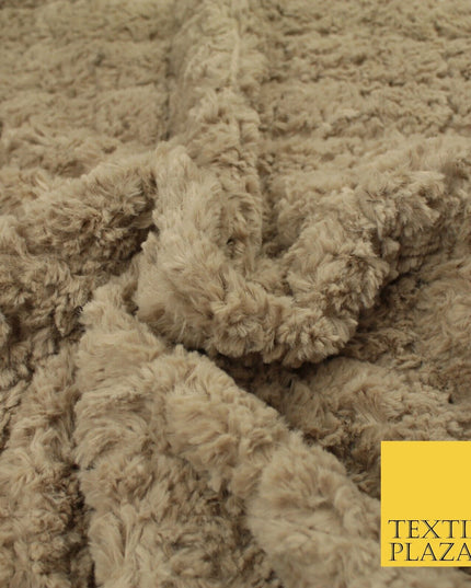 6 COLOURS - Premium Super Soft Cuddle Fur Short Pile Fluffy Fabric Coats Blanket