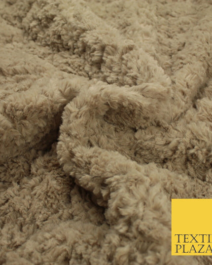 6 COLOURS - Premium Super Soft Cuddle Fur Short Pile Fluffy Fabric Coats Blanket