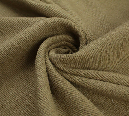 NATURAL BEIGE Textured 100% Silk Linen Look Material Upholstery Craft 9820