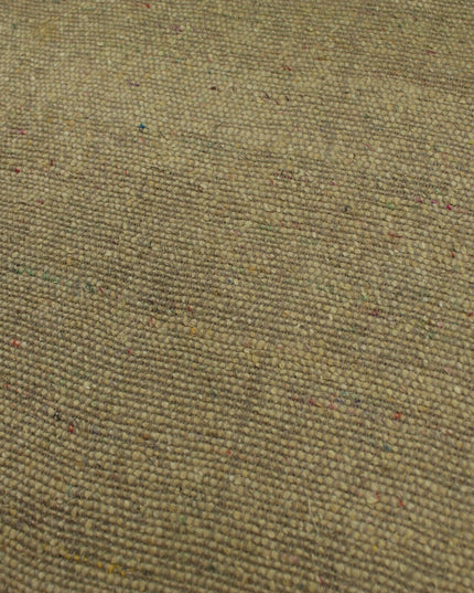 BEIGE Coloured Fleck Corded 100% Silk Linen Look Material Upholstery Craft 9821