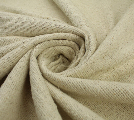 OYSTER Textured Woven 100% Silk Linen Look Material Upholstery Craft 9822