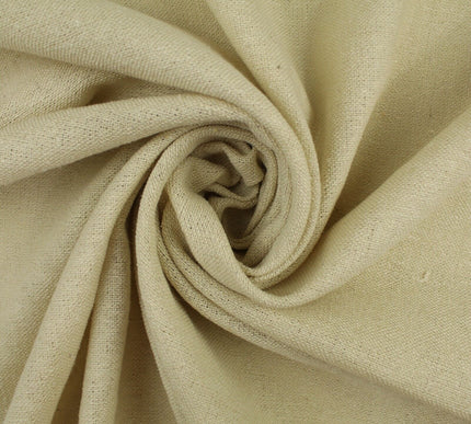 OYSTER Heavyweight Coloured Fleck 100% Silk Linen Look Material Upholstery 9824