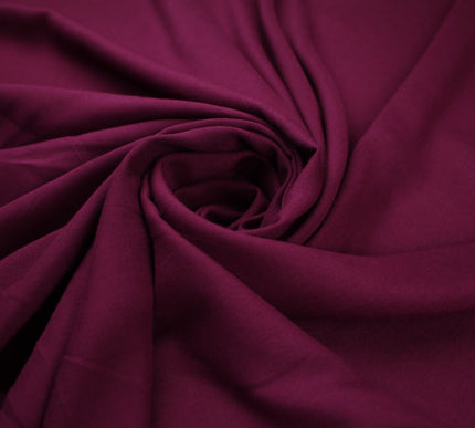 5 COLOURS - Soft Plain Rayon Viscose Fabric Dressmaking Material Drape 52" Wide