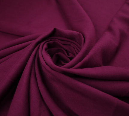 5 COLOURS - Soft Plain Rayon Viscose Fabric Dressmaking Material Drape 52" Wide