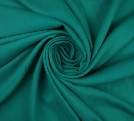 5 COLOURS - Soft Plain Rayon Viscose Fabric Dressmaking Material Drape 52" Wide