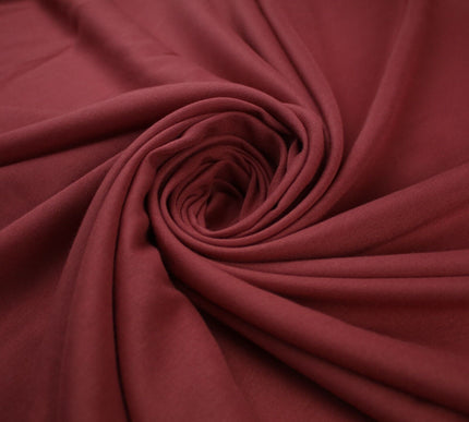 5 COLOURS - Soft Plain Rayon Viscose Fabric Dressmaking Material Drape 52" Wide