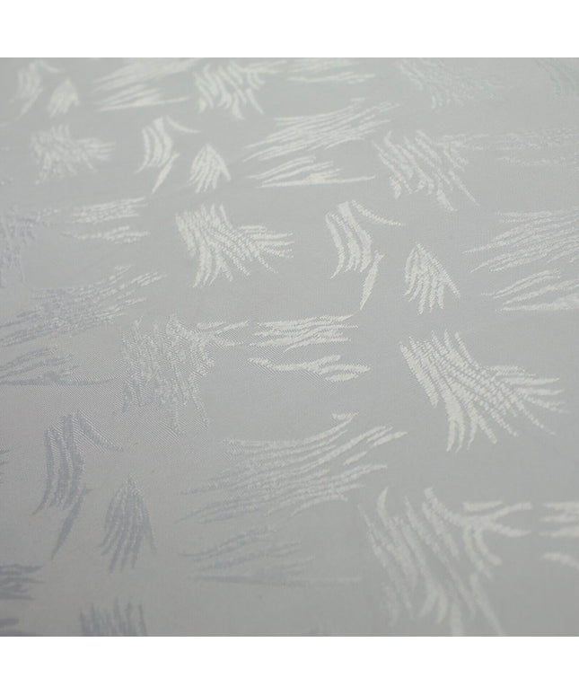 Off White Artsy Scrapes Woven Self Jacquard Dress Fabric Material 42" 9817