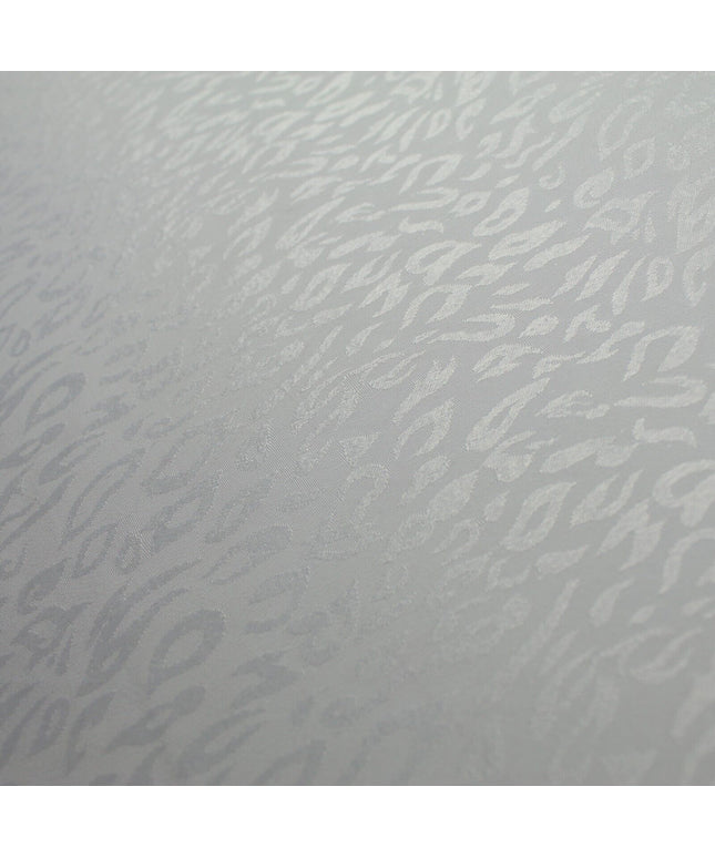 Off White Animal Cheetah Woven Self Jacquard Dress Fabric Material 42" 9818