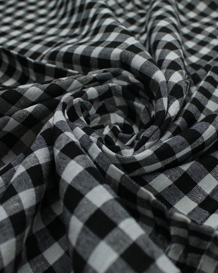 3 COLOURS - Cotton Blend Gingham Dabbi Check Fabric Parna Turban Pagh Patka Jago