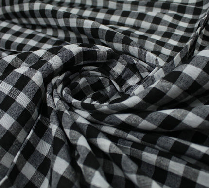 3 COLOURS - Cotton Blend Gingham Dabbi Check Fabric Parna Turban Pagh Patka Jago