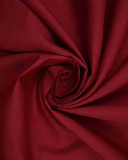 MAROON Premium Plain Polycotton Fabric Dress Craft Costume Lining 9805