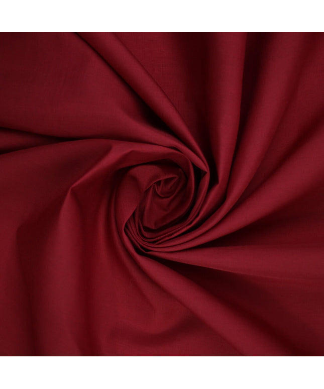 MAROON Premium Plain Polycotton Fabric Dress Craft Costume Lining 9805