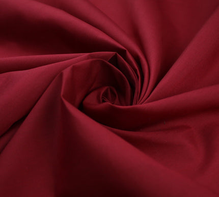 MAROON Premium Plain Polycotton Fabric Dress Craft Costume Lining 9805