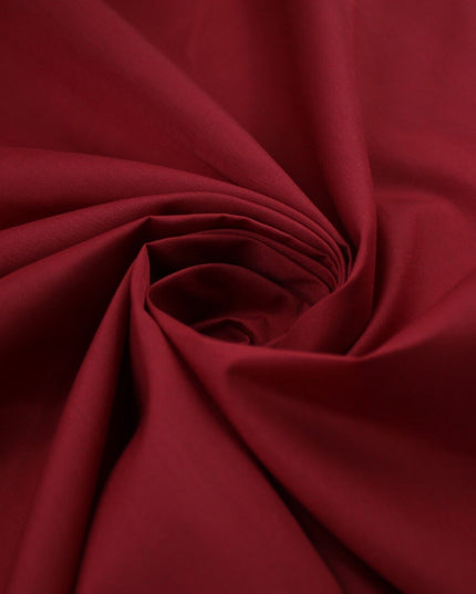 MAROON Premium Plain Polycotton Fabric Dress Craft Costume Lining 9805