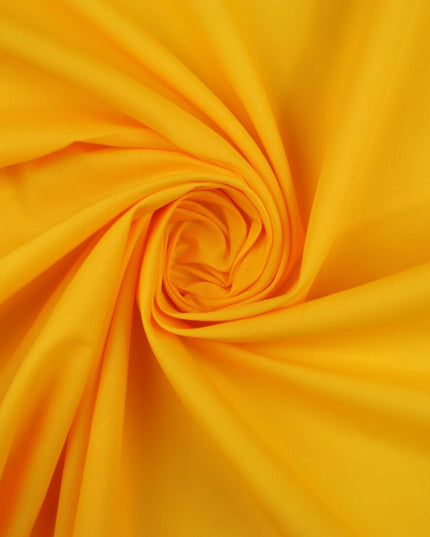 SUNFLOWER YELLOW Premium Plain Polycotton Fabric Dress Craft Costume Lining 9804