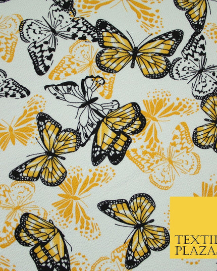 2 COLOURS Butterfly Flutter Soft Touch Stretch Jersey Fabric 56"
