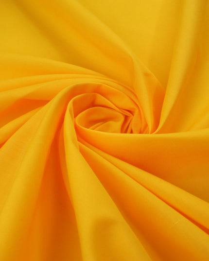 SUNFLOWER YELLOW Premium Plain Polycotton Fabric Dress Craft Costume Lining 9804