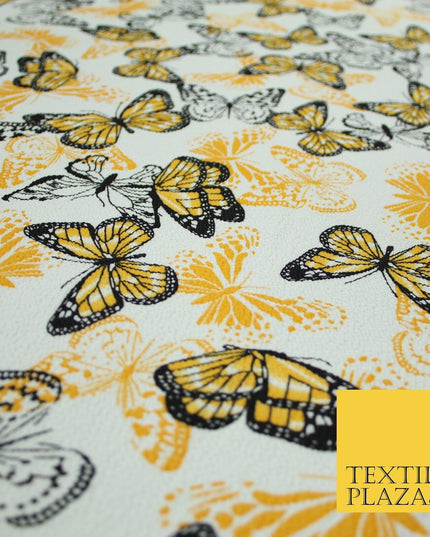 2 COLOURS Butterfly Flutter Soft Touch Stretch Jersey Fabric 56"